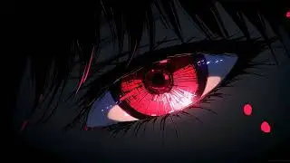Anime Red Eye👁️ 4K Wallpaper   Intense Gaze For PC #eye #animeeyes #redeye