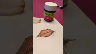 How to draw lips 👄.