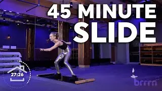 45-минутное силовое скольжение | Тренировка мышц кора и сердца с Brrrn Board