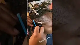 She be twisting #locs #locstyle #hair #hairstyle #dreads #selftaught #shorts #youtubeshorts