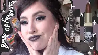 BRIDE OF FRANKENSTEIN, BUT MAKE IT EVERYDAY MAKEUP SMASHBOX MASTERS OF HORROR BRIDE LIPSTICK