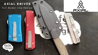 Axial Knives Full Product Line Review; Dart, Shift, Alpine, & Enzi