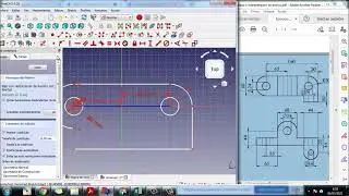 Interpretación de planos y modelado 3d en Freecad