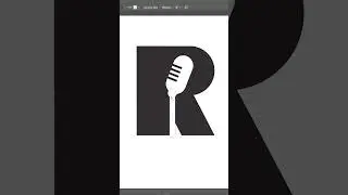 Vintage Mic R Logo Retro Radio Vibes!  #graphicdesign #logodesign #logodesigntutorial #brandidentity