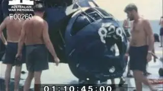 Navy footage including aftermath of the collision of HMAS Melbourne and USS Evans
