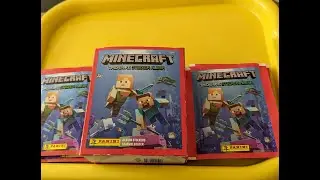 Opening Minecraft Treasure Stickers Part 1