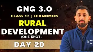 GnG Day 20 | Rural Development | Economics | Class 12