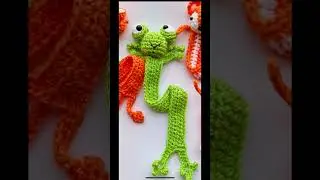 Crochet animal bookmark