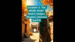 Incident 3: The WallAl-Khidr: Allah&rsquo;s Hidden Wisdom Unveiled (part:4) #islamhistory #globaldawah