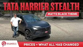 Tata Harrier Diesel Stealth Edition || Matte Black Finish || Pricing, changes and more!