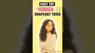 Snapchat Par Ye Try Kiya? 😍 | Hidden filter 💛#snapchat #ytshorts #digitalcreator #tricks