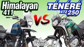Himalayan 411 vs Tenere 250 - Por que EU ESCOLHI a Moto da Yamaha Tenere 250 e NÃO a Royal Enfield