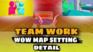 HOW TO MAKE TEAM WORK PARKOUR MAP | TEAM WORK WOW MAP TUTORIAL | MOST VIRUL WOW MAP