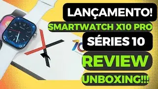 Lan&ccedil;amento!!! Smartwatch X10 pro s&eacute;ries 10 microwear - mem&oacute;ria interna | grava &aacute;udio | Review 🔥