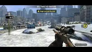 Pure Sniper Z6 Mission 34 Cold Feet Kill Three Ice Skaters