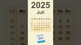 Kalender Juli 2025