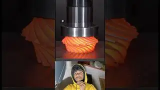 Hydraulic Press vs Red-Hot Industrial Parts🔥 #trending