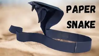 HOW TO MAKE AN EASY PAPER SNAKE ORIGAMI TUTORIAL || SAKAR CRAFT