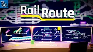 Be a Train Dispatcher in Real World Maps - Rail Route Gameplay!