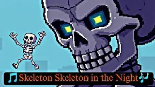 💀 Skeleton Skeleton in the Night! 👻 Spooky Kids Song | Minecraft Songs