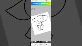hi I drawing my oc