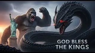 KONG & THE GOLDEN LION BATTLE FOR WASHINGTON D C ! 🦍🦁🇺🇸  The National Guard #kingkong