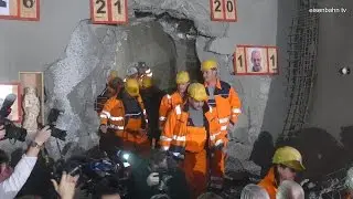 Durchschlag Tunnel Bad Cannstatt Stuttgart 21