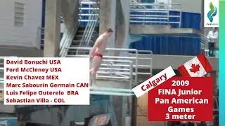 2009 Junior Pan American Games - Group A Boys Diving - 3 meter springboard Diving