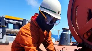 #Shipmaintenance, Kung ano trabaho ng isang seaman sa barko kahit nsa gitna ng laot😇