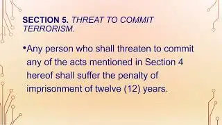 Anti Terrorism Law of 2020