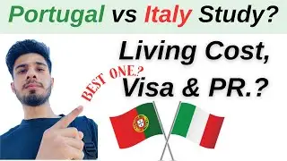 Portugal vs Italy Study 2026 | Cost, Visa, PR & Jobs Comparison #studyvisa