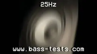 25 Hz Bass Test / BASS Sound - 25hz