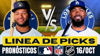 🔥⚾️  PRONOSTICOS MLB PLAYOFFS, NFL Y NHL PARA HOY 16 DE OCTUBRE 🤑 PARLAY GRATIS🔥
