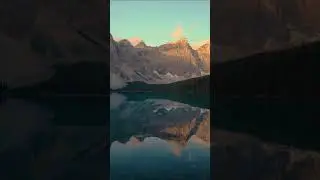 Banff National Park, Canada 🏞️ #travel #shorts #relaxing