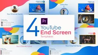 youtube end screen premiere pro template pack 01 free download l free youtube outro