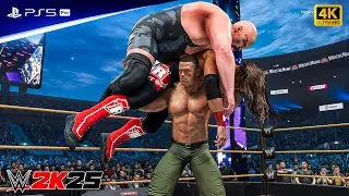 WWE 2K25 - John Cena vs Edge vs Big Show - WWE Championship at Wrestlemania | PS5&trade; Pro [4K60]