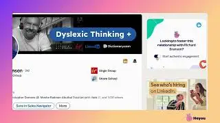 👋 Welcome to Heyou LinkedIn Companion! Watch how it works