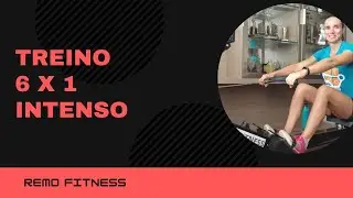Treino de Remo Indoor - 6 x 1 minuto intenso