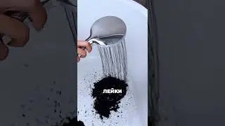 Как очистить лейку душа  #ремонт  #ванна  #лайфхаки