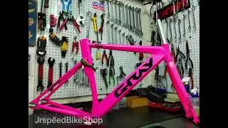 Gray F15 Fixie Alloy Frameset JrspeedBikeShop