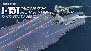 China's Supercarrier Fujian with J-15T fighter jet hold maritime integration test