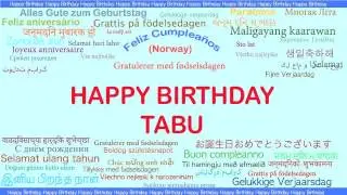 Tabu   Languages Idiomas - Happy Birthday