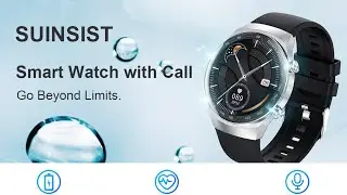 Best Smart Watch With Call | Fitness & Activity Tracker | Waterproof Pedometer Smartwatch