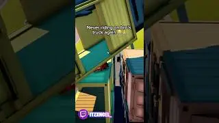 The Truck Flipped on Me 😭 #gangbeasts #shorts