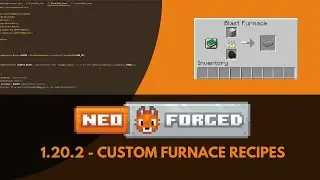 NeoForge Modding Tutorial (1.20): Custom Furnace Recipes