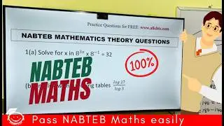 NABTEB 2026 Mathematics | Likely Theory Questions & Answers