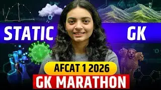 Complete Static GK for AFCAT 1 2026 | Most Important GK Questions | AFCAT GK Marathon