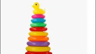 stacking rings toy|perfection in stacking rings|gaadi kaali me nehakakr#toys#stackingrings#gadi kali