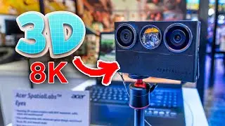 НОВАЯ пространственная камера 8K и 3D-дисплей Naked Eye &mdash; первый взгляд Acer SpatialLabs на VR180