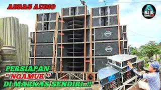 Intip Persiapan Cek Sound ABBAS AUDIO 10 Subwoofer di Markas Sebelum Tampil di...